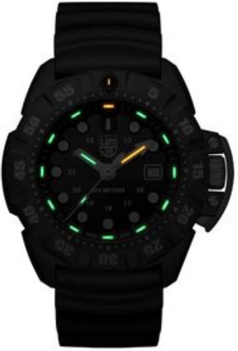 Produktbild Luminox Scott Cassell Deep Dive Carbon Schwarz-Weiss (Analoguhr, 45 mm)