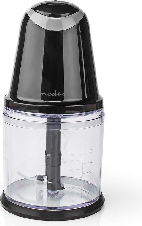 Actual product image Nedis KAMC200CBK Food Chopper 260 W 0.5 l Plastic 2 Speed Turbo Function (500 ml, 260 W)