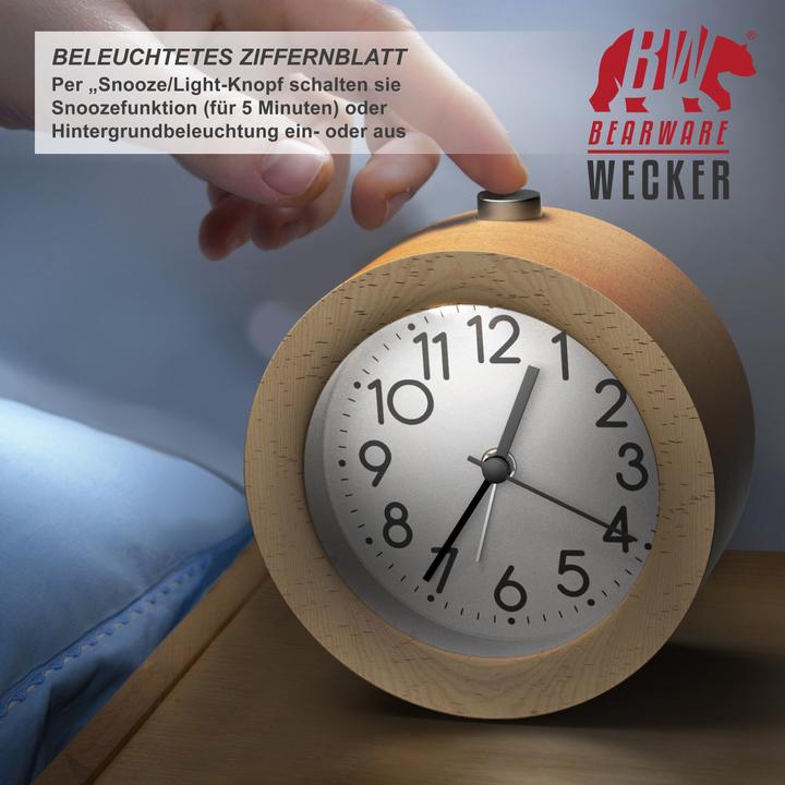 Image du produit Bearware Horloge de réveil