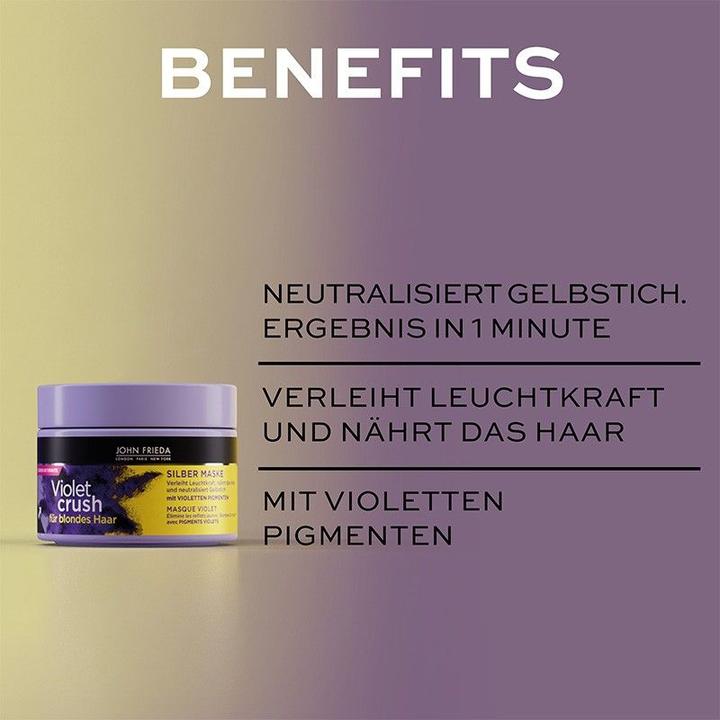 Immagine prodotto John Frieda Sheer Blonde - Violet Crush Silver Mask (250 ml)