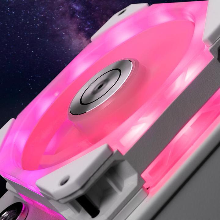 Actual product image EKWB EK-Quantum Impulse 120 D-RGB PWM fan - 120mm, white (120 mm)