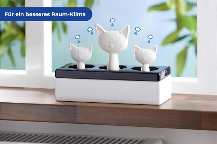 Produktbild Wenko Luftbefeuchter Katzenfamilie