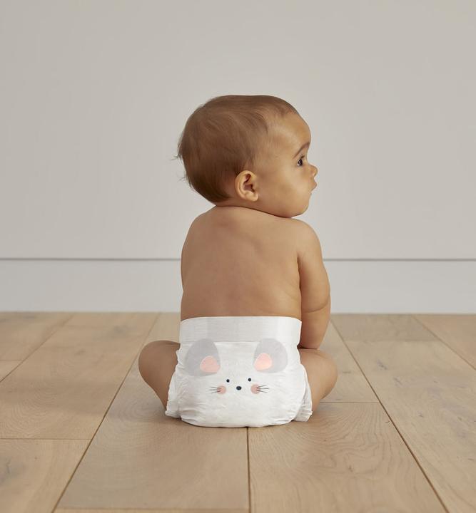 Actual product image Kit & Kin Nappies (Size 3, Pack, 34 Piece)