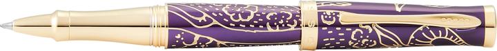 Actual product image Cross Rollerball Sauvage Year of the ox plum lacquer in giftbox (Plum lacquer)