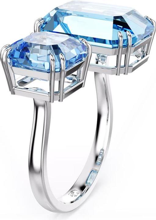 Produktbild Swarovski Millenia Offener Ring Oktagon Schliff Blau (58)