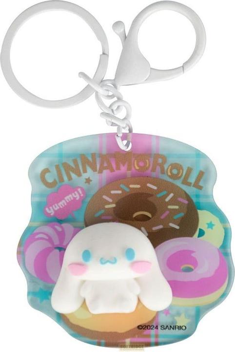 Actual product image Blue Sky Sanrio 3D Acryl Schlüsselanhänger Cinnamoroll