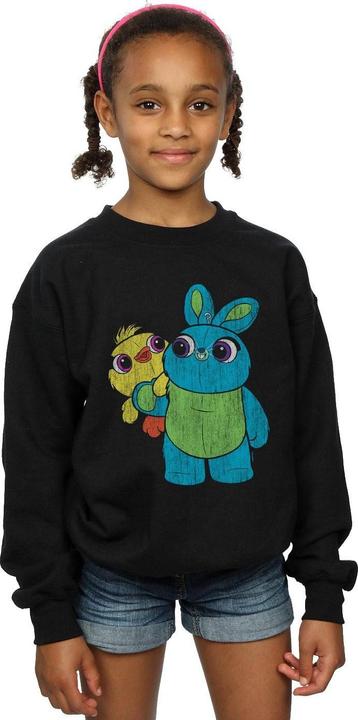 Produktbild Disney Toy Story 4 Ducky And Bunny Distressed Pose Sweatshirt Mädchen (140, 146)