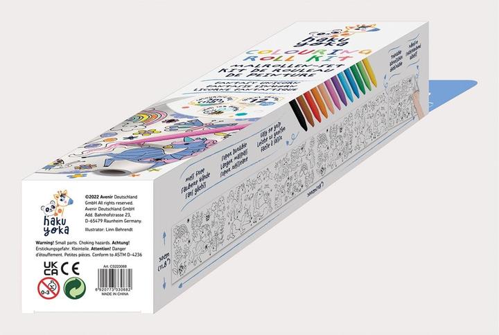 Immagine prodotto Avenir Set di pastelli a cera Unicorno (Colorato, 12 x)