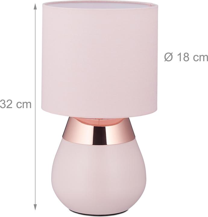 Actual product image Relaxdays Bedside lamp (E14)