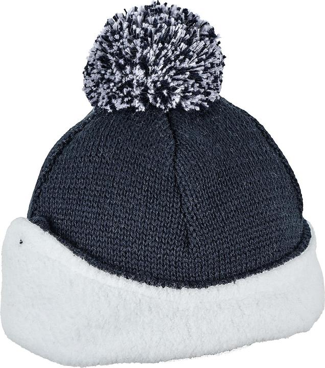 Image du produit Sterntaler Bonnet tricoté pompon marine Gr. 43 (43)