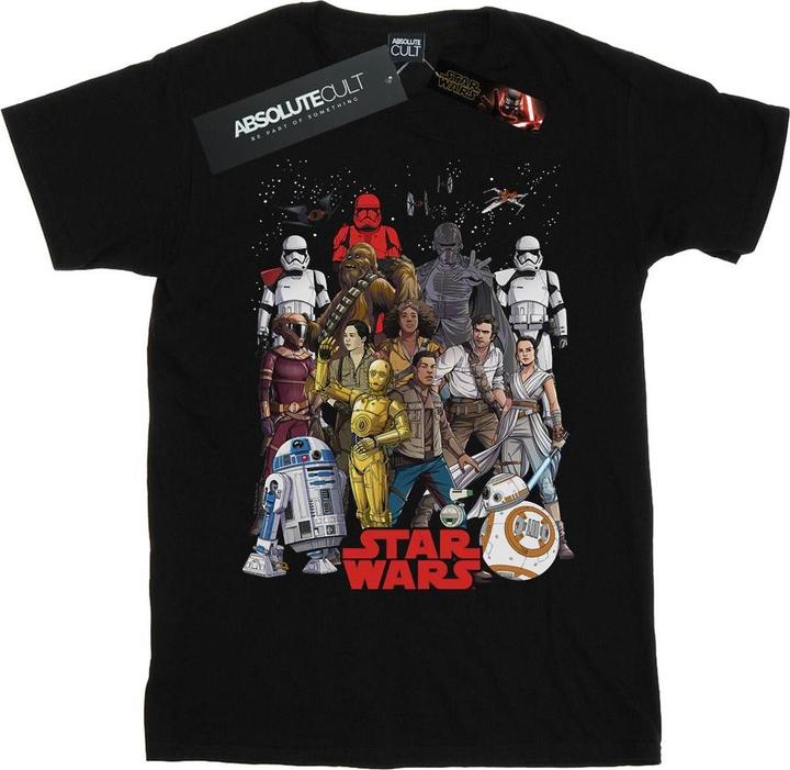 Star Wars The Rise Of Skywalker Character Collage TShirt Jungen