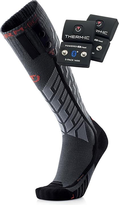 Actual product image Therm-ic Ultra Warm Performance Socks S.E.T. SPack 1400 BT (size: 45.0 - 47.0, grey/or (45 - 47)