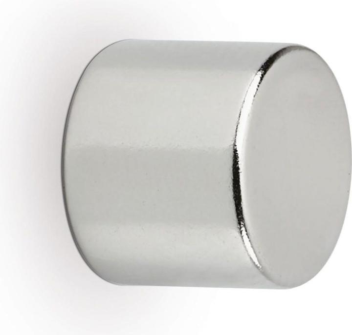 Produktbild Maul Neodym-Scheibenmagnet 10 mm Haftkraft 4 kg silber Durchmesser 10 mm Hoehe 10 (10 x)