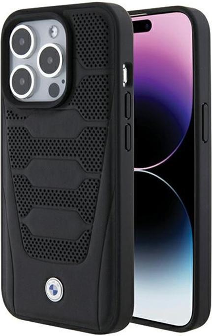 Immagine prodotto BMW BMHCP15X22RPSK iPhone 15 Pro Max 6,7" czarny/nero Modello di sedili in pelle (Apple iPhone 15 Pro Max)