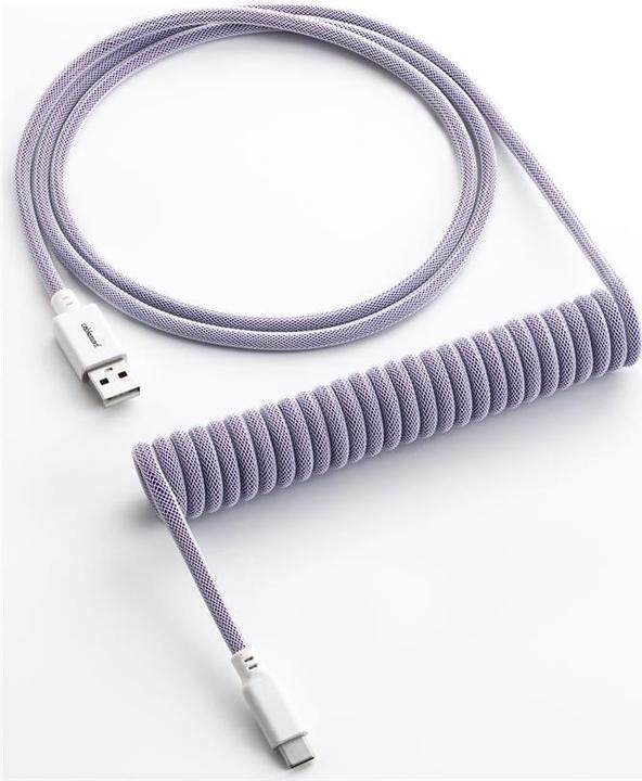 Actual product image CableMod Classic Coiled Keyboard Cable USB-C to USB Type A, Rum Raisin (1.50 m, USB 2.0)