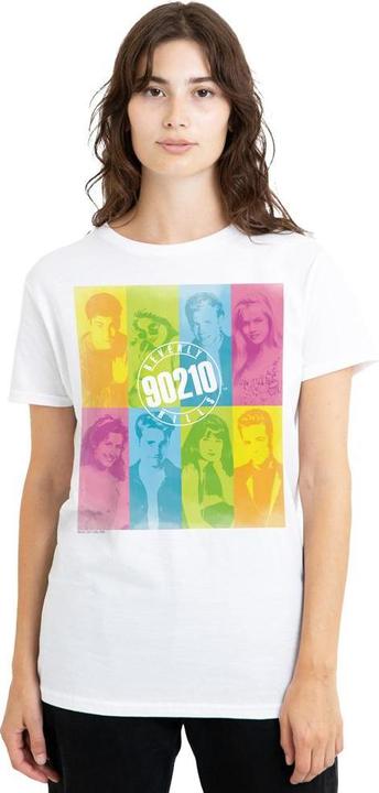 Actual product image 90210 Unisex Adult Color Block of Friends T-Shirt (XL)