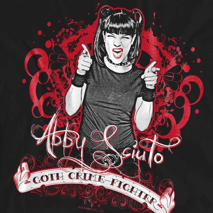 Actual product image Ncis Unisex Adult Goth Crime Fighter T-Shirt (XXL)