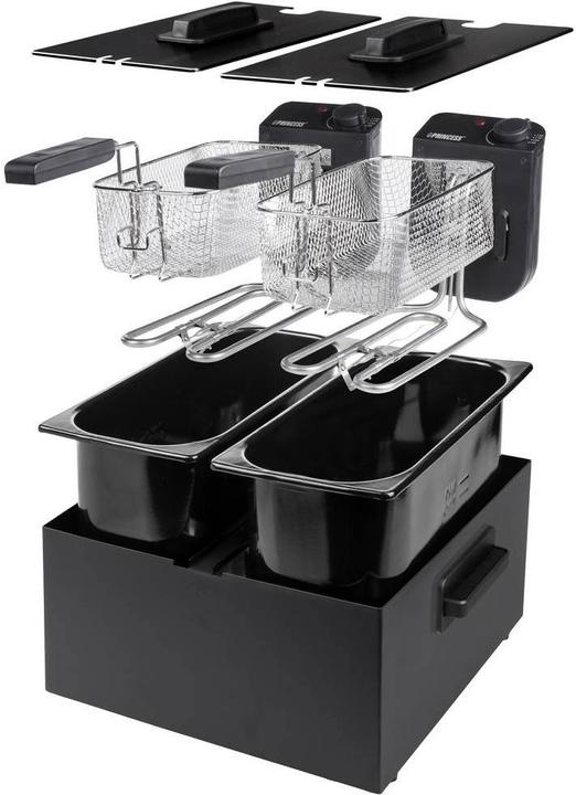 Productafbeelding Princess Roestvrijstalen dubbele friteuse