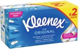 Image du produit Kleenex ORIGINAL Boîte de lingettes cosmétiques Duo 24 x 72 pces