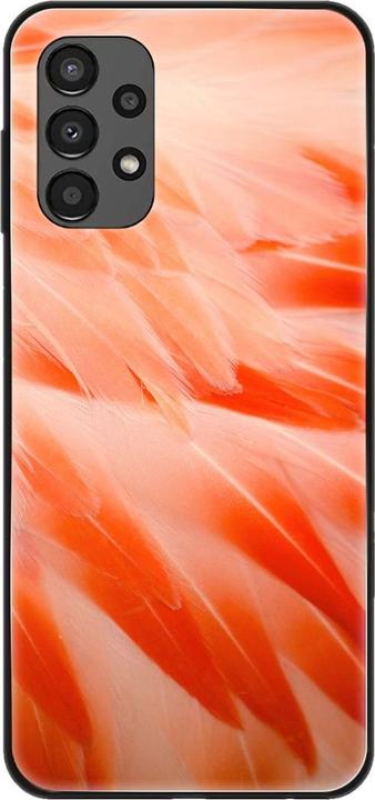 Flamingo feathers