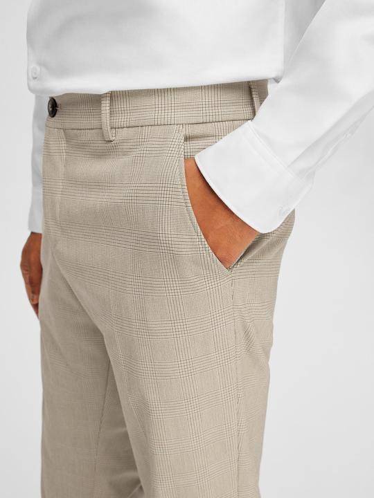 Actual product image Selected Homme Slim fit checked suit trousers (56)