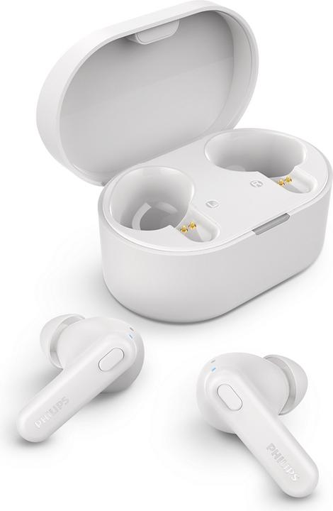 Image du produit Philips TAT1108WT Casque/écouteur Sans fil Appels intra-auriculaires/Musique Bluetooth Blanc (5 h, Sans fil)
