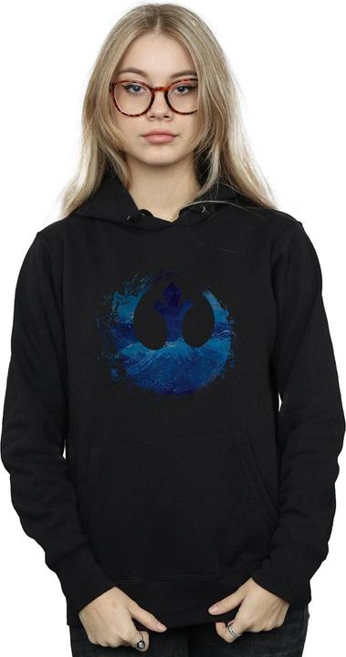 Star Wars The Rise Of Skywalker Resistance Symbol Wave Kapuzenpullover (L)