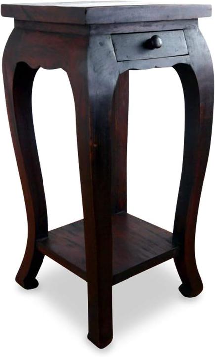 Actual product image Livasia Opium table made of solid wood (35 x 35 x 75 cm)
