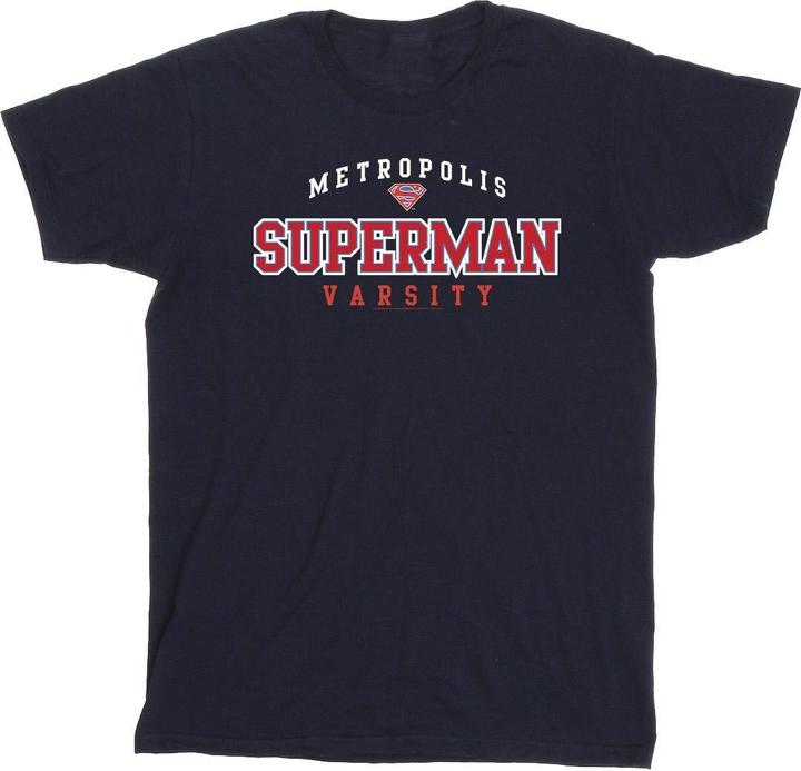 Immagine prodotto Superman Metropolis Varsity Maglietta Uomo (4XL)