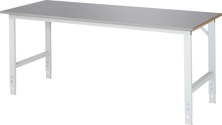 Produktbild RAU Werkbänke Arbeitstisch Tom Grundtisch 2000 x 800 mm Höhe verstellbar (80 cm, 200 cm)