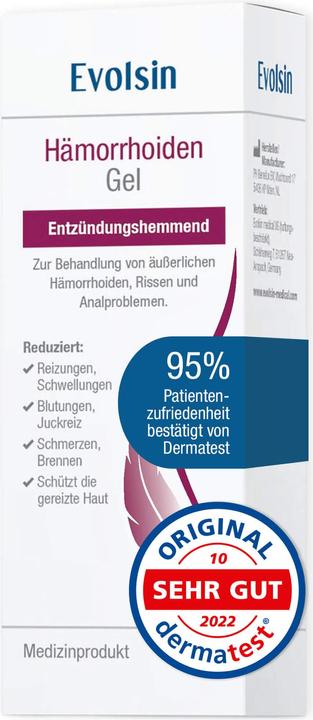 Actual product image Evolsin Haemorrhoid Gel (40 ml, Intimate gel)