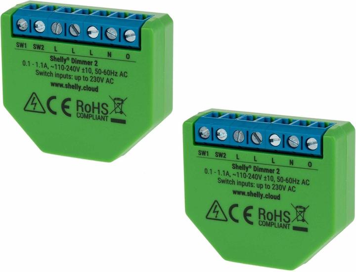 Actual product image Shelly Dimmer 2 x2 (Dimming actuator)
