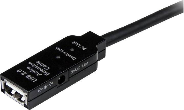 Produktbild StarTech 15m USB 2.0 Repeater Kabel - Aktives USB Verlängerungskabel mit Signalverstärker - 1 x USB Stecke... (15 m, USB 2.0)