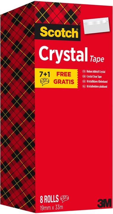 Produktbild Scotch Crystal Klebeband Vorteilspack (19 mm)
