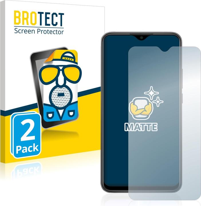 Productafbeelding BROTECT Antireflecterende schermbeschermer mat (2 Stuk, Xiaomi Redmi 9)