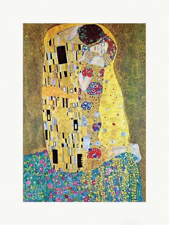 Produktbild Gustav Klimt Der Kuss Druck (40 x 30 cm)
