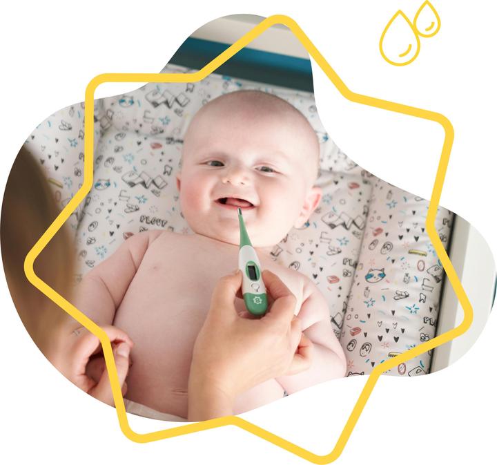 Actual product image Badabulle Digital clinical thermometer (Armpit, Mouth, Rectal)