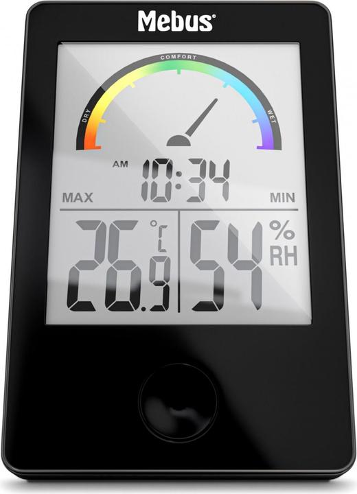 Produktbild Mebus 40929 Thermo-Hygrometer schwarz