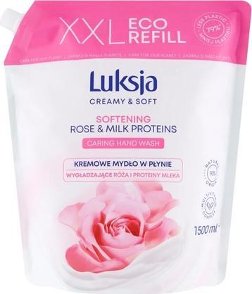 Luksja Cremige Flssigseife, Rose, Vorrat 1500ml (Flüssigseife, 1500 ml)