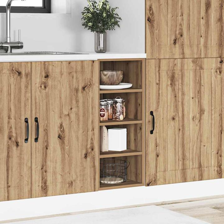 Produktbild VidaXL Unterschrank Artisan-Eiche 30x44,5x81,5 cm Holzwerkstoff Küchenschrank