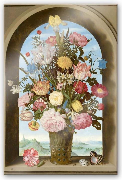 Produktbild Trenddeko Blumenvase in einer Fensternische (70 x 100 cm)