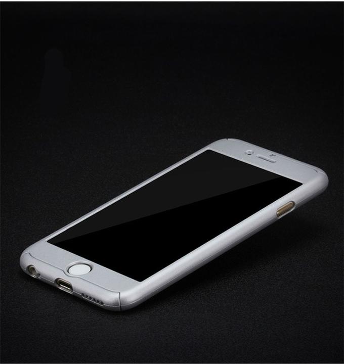 Actual product image König Design Case Mobile Protection for Samsung Galaxy J3 (2017) Case Cover Screen Protector Silver (Samsung Galaxy J3 (2017))