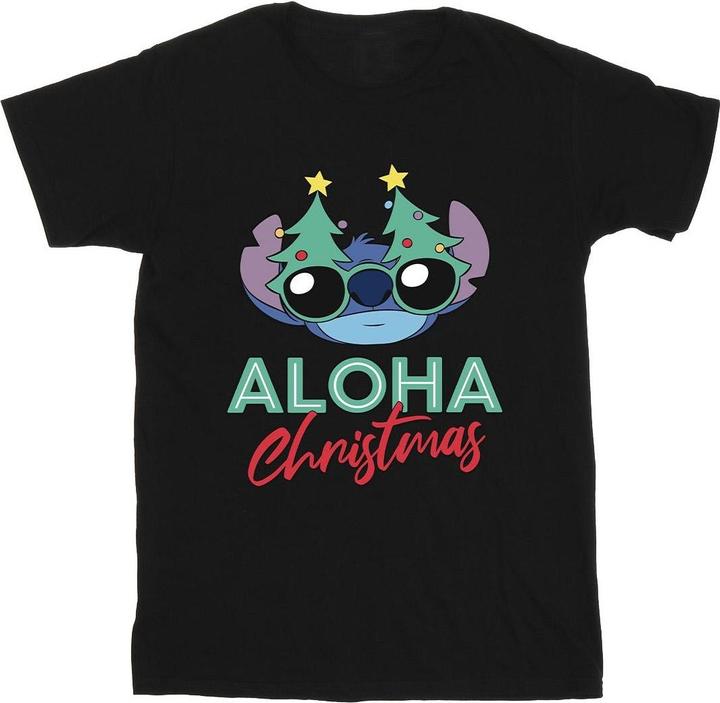 Immagine prodotto Disney Lilo And Stitch Christmas Tree Shades Maglietta Ragazze (116)