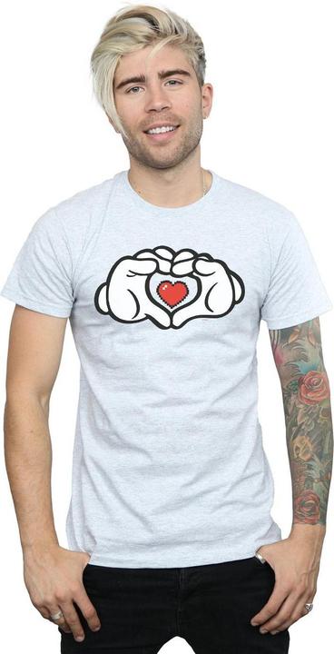 Immagine prodotto Disney Mickey Mouse Heart Hands Maglietta Uomo (5XL)