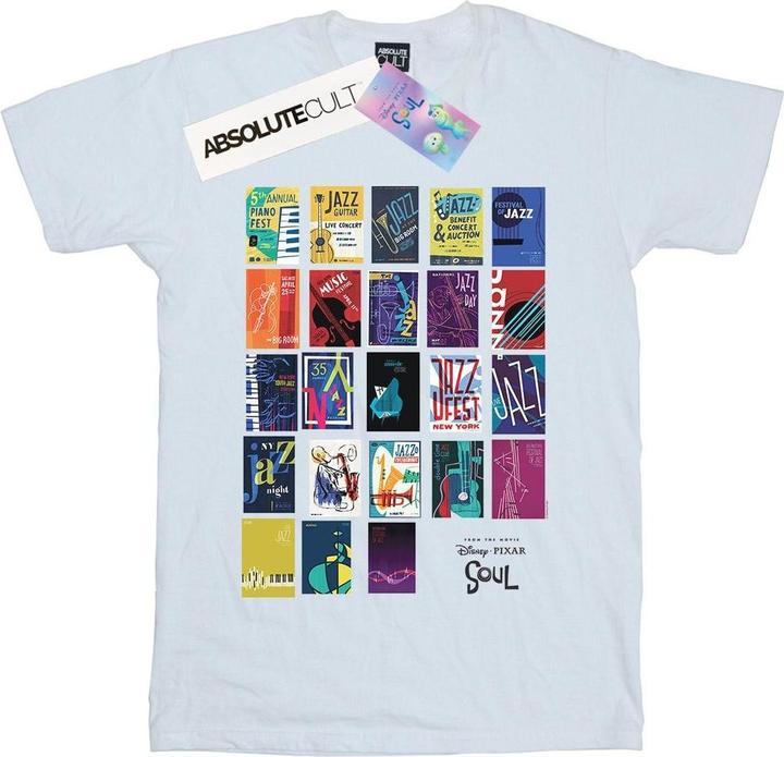 Actual product image Disney Mens Soul Jazz Poster Wall T-Shirt (4XL)