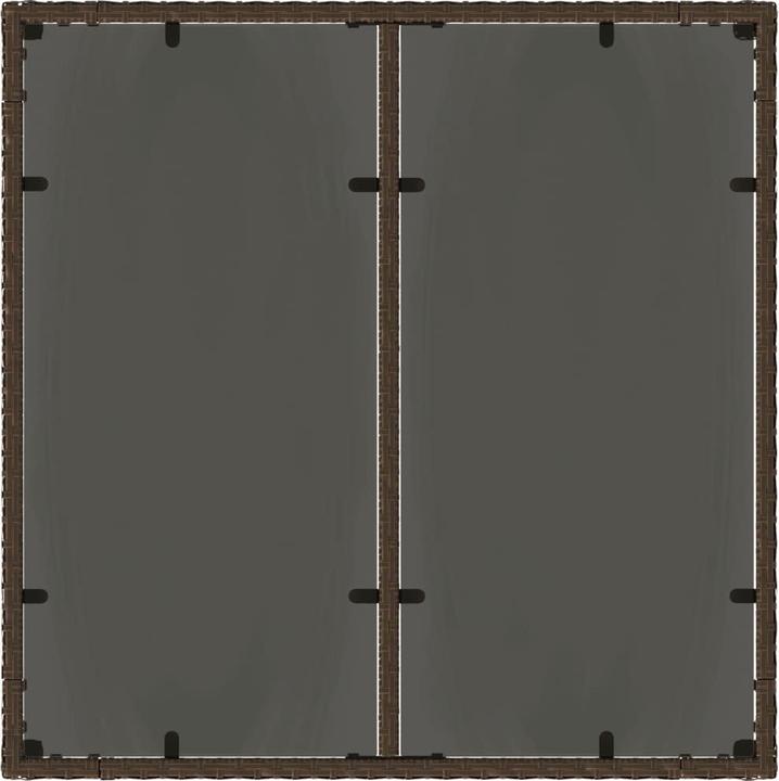 Immagine prodotto VidaXL Gartentisch mit Glasplatte (90 cm)