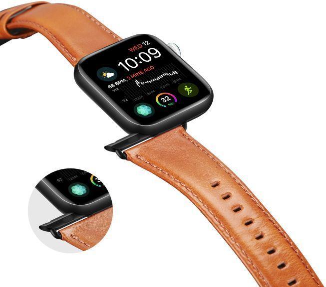 Image du produit Dux Ducis Business Series Bracelet de remplacement en cuir véritable (40 mm, 38 mm, 41 mm, Cuir véritable, Apple Watch Series 2, Apple Watch Series 3, Apple Watch Series 1, Apple Watch Series 4, Apple Watch Series 5, Apple Watch Series 6, Apple Watch Series 7, Apple Watch Series 8, Apple Watch Series 9, Apple Watch SE)