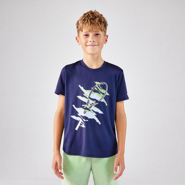 Artengo Kinder Tennis T-Shirt - TTS Essentiel Jr marineblau