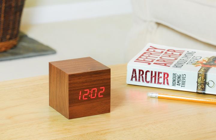 Actual product image Gingko Cube Click Clock