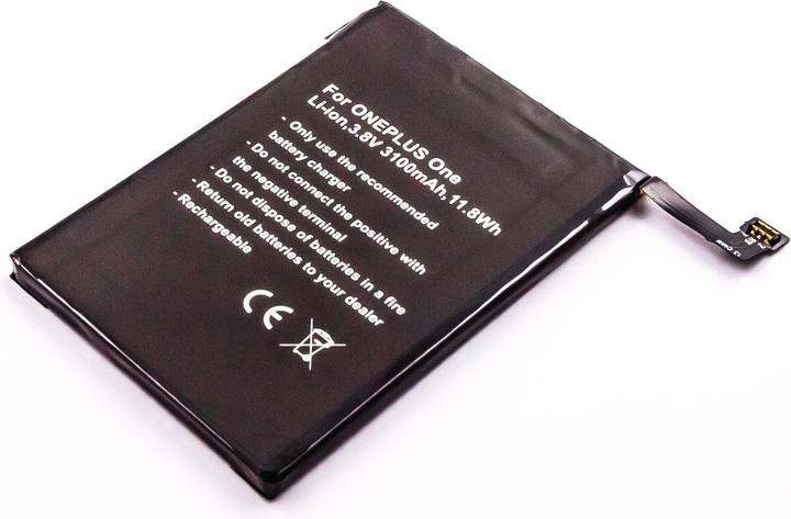 Produktbild AGI 59788 - Batterie/Akku - OnePlus - Schwarz - Lithium-Ion (Li-Ion) - 3100 mAh - 3